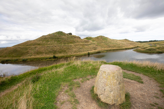 Northumbria in Bloom award for Northumberlandia. Image by David Murray