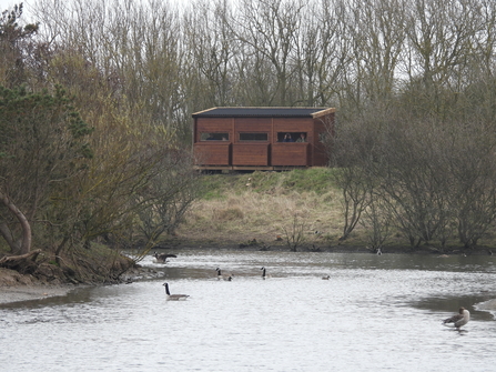 Replacement hide at Hauxley.  Image by Alex Lister.