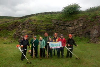 Crindledykes Quarry volunteers