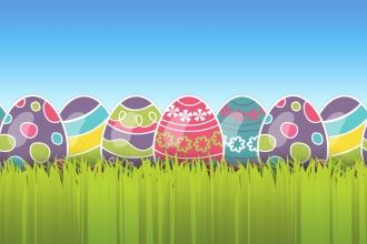 Easter egg header