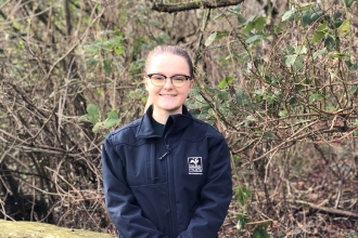 Conservation Assistant Alice McCourt - Duncan Hutt