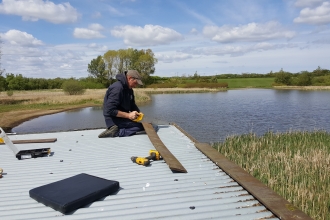 Big Waters Hide Renovation May 2020 - Geoff Dobbins