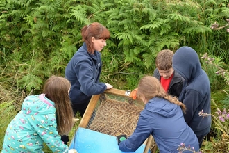 Demmi Robinson, North Tyne Youth releasing water voles - Cliff Lamb