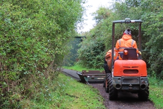 Accessible path West Hide - Holly Hauxley