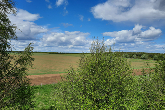 Arable land at West Chevington, image Duncan Hutt