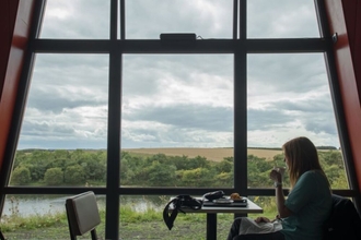 The Lookout Cafe at the Hauxley Wildlife Discovery Centre, image John Faulkner.