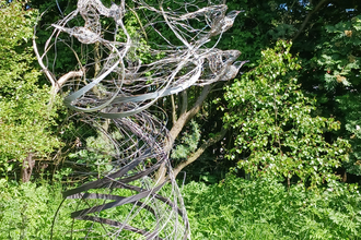 Roseate Terns in Flight sculpture - Caz McMahon