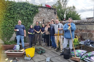 Northumberland Recovery College students with the Nextdoor Nature team. Image by NRC.