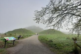 Northumberlandia in the mist. Image by Alex Reynolds.