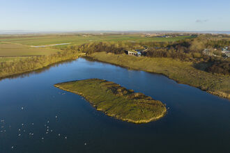 Hauxley from the air. Image by NWT.
