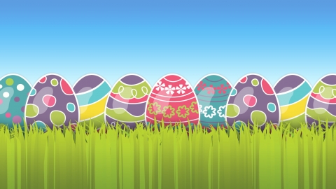 Easter egg header