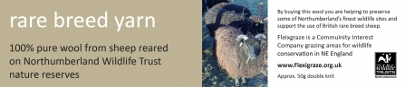 Flexigraze wool banner