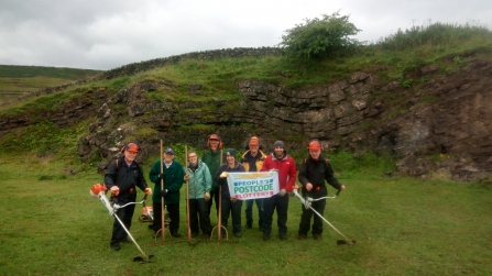 Crindledykes Quarry volunteers