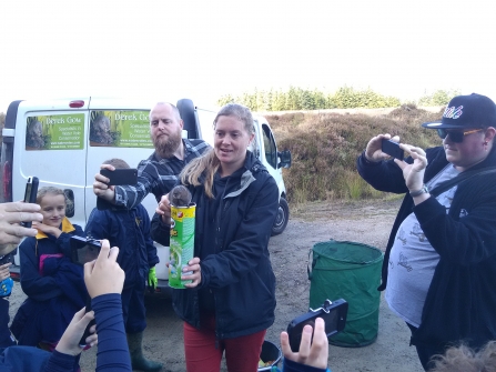 Terrington Hall water vole release 2