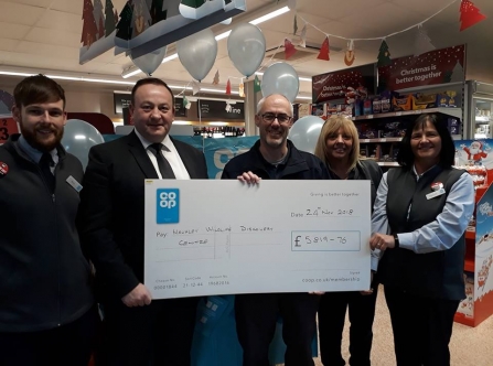 Co-op Amble cheque presentation