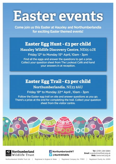 Easter events poster 2019