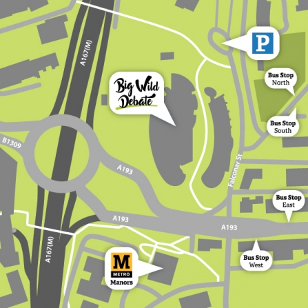 Big wild debate map