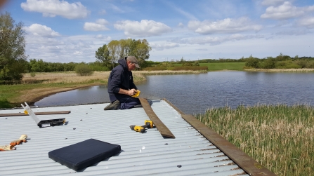 Big Waters Hide Renovation May 2020 - Geoff Dobbins