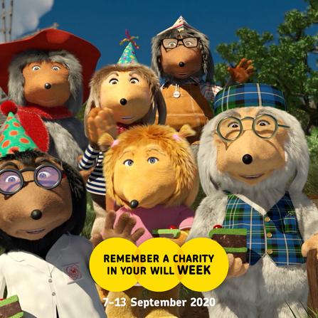 Waving wombles - Remember a Charity Week