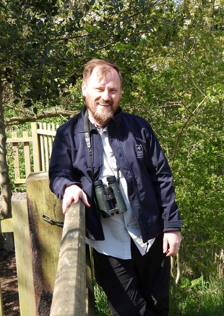 Lee Rankin Wilding West Chevington project officer.  Image by Alex Lister.