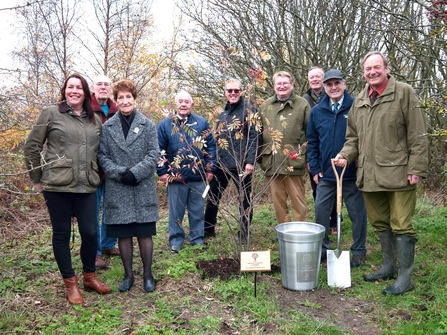 Friends of Brierdene plant a tree for the Queen's Green Canopy