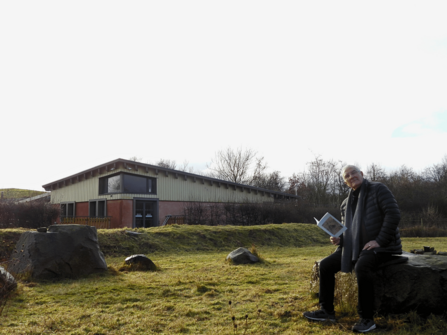 Hauxley Poet in Residence. Image by Alex Lister.