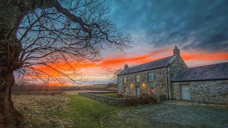 Haning House at sunset. Image by Mark Dowell.