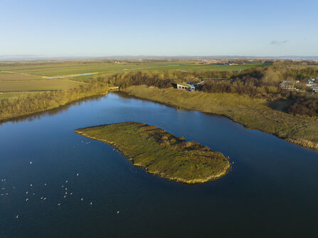 Hauxley from the air. Image by NWT.