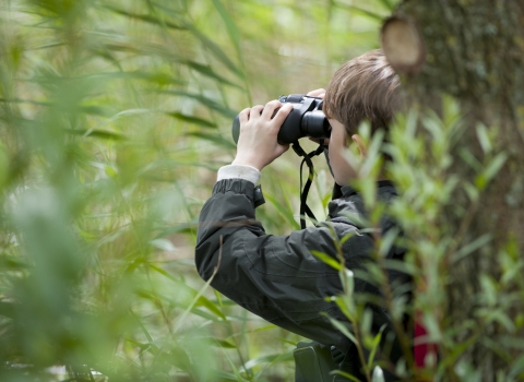 Boy with binoculars - Paul Harris/2020VISION