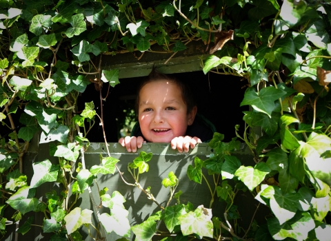 Child in hide - Simon Greener