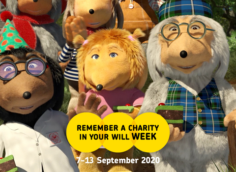Waving wombles - Remember a Charity Week
