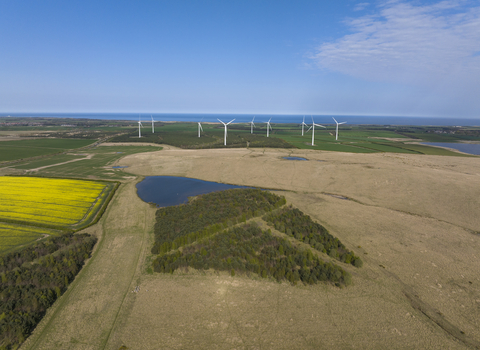 West Chevington drone photo, image Jason Friend